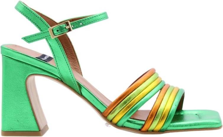 Angel Alarcon Verhoog je stijl met High Heel Sandals Green Dames - Foto 9