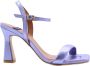 Angel Alarcon Elegant High Heel Sandals Purple Dames - Thumbnail 2