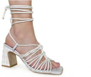 Angel Alarcon High Heel Sandals Wit Dames