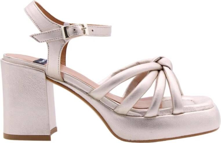 Angel Alarcon Hoge hiel sandalen Geel Dames
