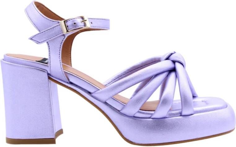 Angel Alarcon Hoge hiel sandalen Paars Dames