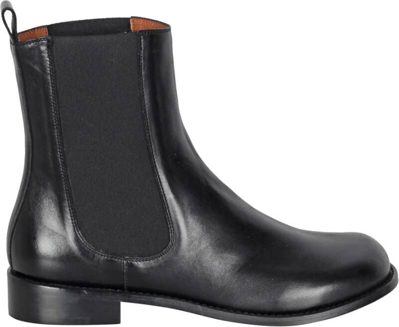 Angel Alarcon Leren Chelsea Boot Ronde Neus Elastiek