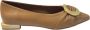 Angel Alarcon Leren platte ballerina schoenen beige Brown Dames - Thumbnail 1