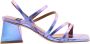 Angel Alarcon Elegant High Heel Sandals Purple Dames - Thumbnail 2