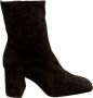 Angel Alarcon Suede enkellaarsjes met 9cm hak Brown Dames - Thumbnail 1