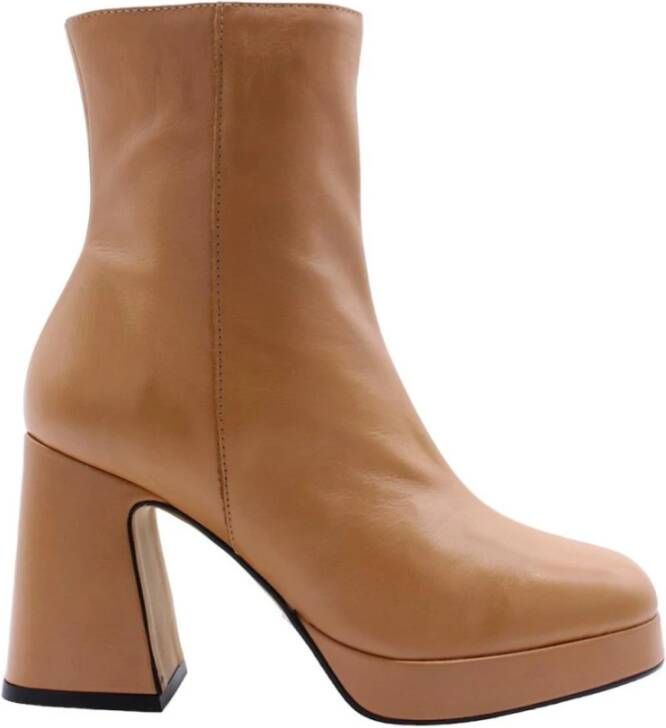 Angel Alarcon Tomar Enkellaarsjes Beige Dames
