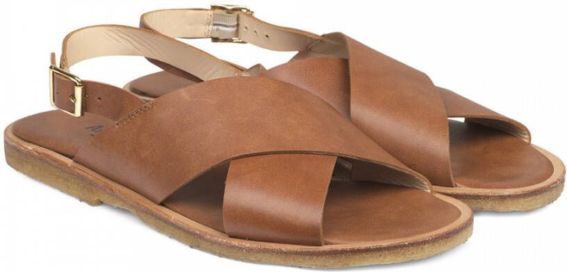Angulus Sandals With Buckle 5637 Bruin Dames