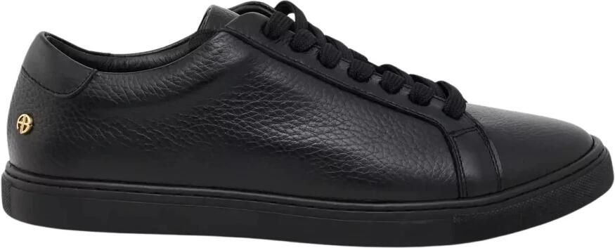 Anine Bing Zwarte leren sneakers - Foto 3