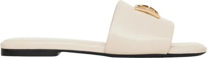 Anine Bing Logo leren teenslippers - Foto 2