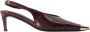 Anine Bing Hoge hakken Nina Pumps Calfskin Burgundy in rood - Thumbnail 1