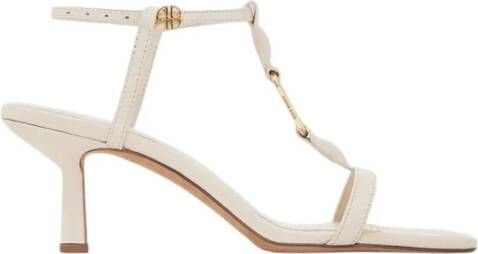 Anine Bing Ivoor leren sandalen met schakelband