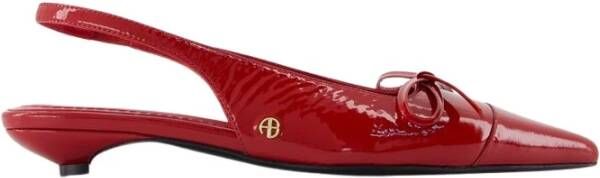 Anine Bing Rode Leren Zoey Pumps