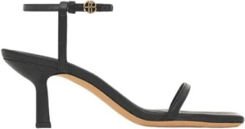 ANINE BING Sandalen met logoplakkaat Zwart - Foto 1