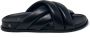 ANINE BING Lizzie slippers met gekruist bandje Zwart - Thumbnail 5