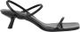 Anine Bing Zwarte leren stiletto sandalen - Thumbnail 1