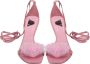 Aniye By Roze sandalen voor dames met veters Pink Dames - Thumbnail 1