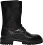 Ann Demeulemeester Kornelis Ankle Boots in Black Leather Zwart Heren - Thumbnail 1