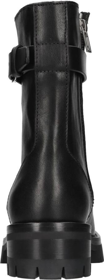Ann Demeulemeester Cisse Combat Boots Leer Zwart Black Dames