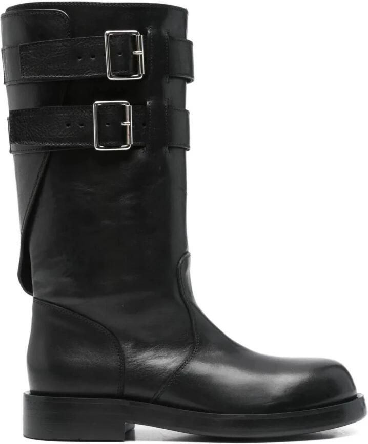 Ann Demeulemeester Leren Laarzen met Gesp