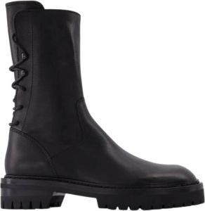 Ann Demeulemeester Louise Ankle Boots in Black Leather Zwart Dames