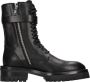 Ann Demeulemeester Cisse Combat Boots Leer Zwart Black Dames - Thumbnail 1
