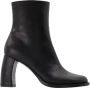 Ann Demeulemeester Leather boots Black Dames - Thumbnail 1