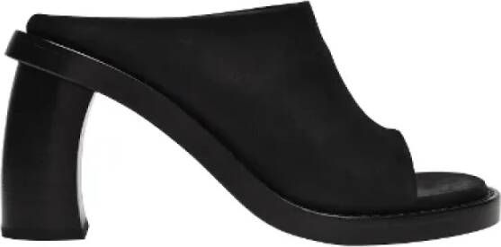 Ann Demeulemeester Leather heels Black Dames
