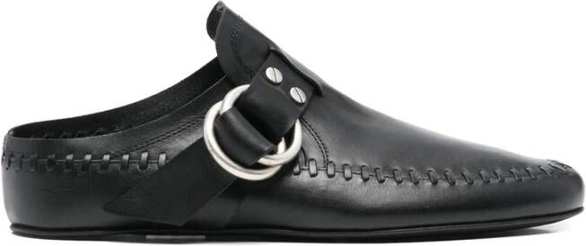 Ann Demeulemeester Zwarte Gesp Detail A del Teen Schoenen