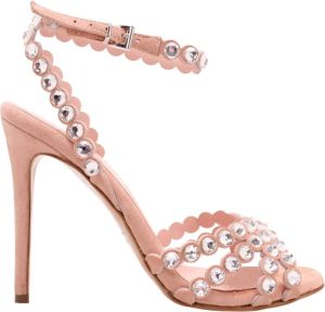Anna F. 3410 lederen sandalen Roze Dames