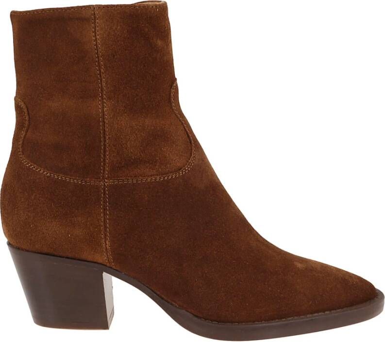 Anna F. Ankle Boots Brown Dames
