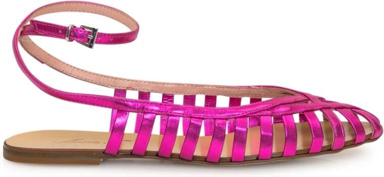 Anna F. Gelamineerde Sandalen