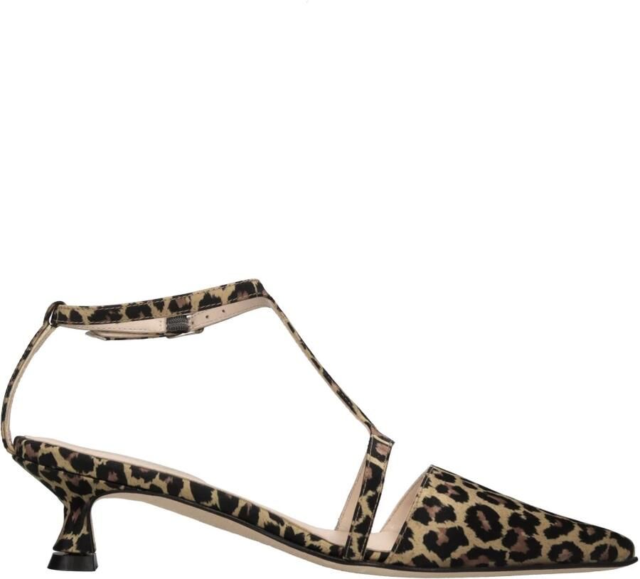 Anna F. Slingback Pumps van Stof