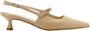 Anna F. Beige Leren Slingback Schoenen - Thumbnail 1