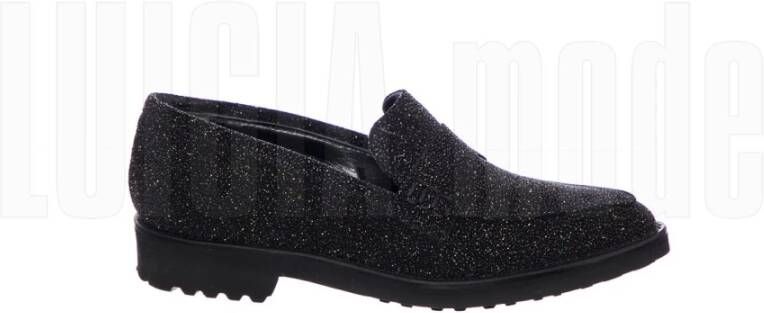 Anna F. Glitter Zwarte Schoenen Black Dames