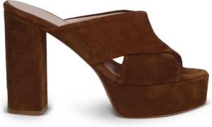 Anna F. Heeled Mules Bruin Dames