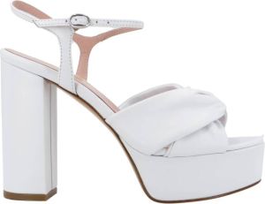 Anna F. Hoge hiel sandalen Wit Dames