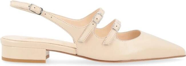 Anna F. Nappa Leren Witte Sneakers