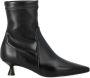 Anna F. Stretch Nappa Zwarte Leren Schoenen - Thumbnail 1