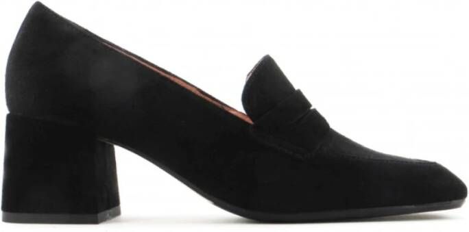 Anna F. Suède Mocassins Slip-On Vierkante Neus