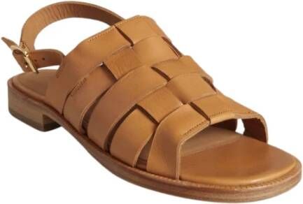 Anthology Paris Flat leather sandals Renée Bruin Dames