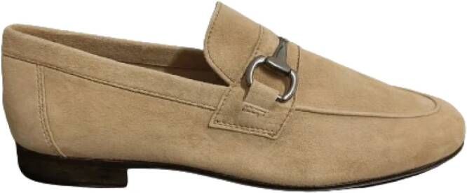 Antica Cuoieria Klassieke Leren Schoenen Beige Heren