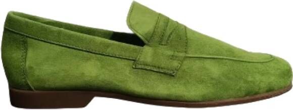 Antica Cuoieria Klassieke Leren Schoenen Green Heren