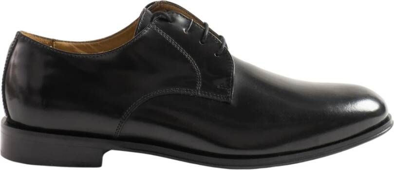 Antica Cuoieria Platte schoenen van lakleer Black Heren