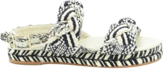 Antolina Stijlvolle platte sandalen voor vrouwen Black Dames