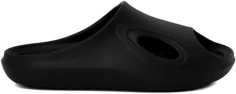Antony Morato Zwarte Rubberen Zool Heren Slippers Black