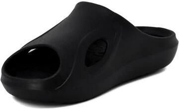 Antony Morato Zwarte Rubberen Zool Heren Slippers Black Heren - Foto 2