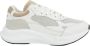 Antony Morato Running Byroc Mix Sneakers Heren Leren Sneaker Wit - Thumbnail 6