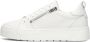 Antony Morato Zipper Animal Sneakers Leren Sneaker Heren Wit - Thumbnail 2