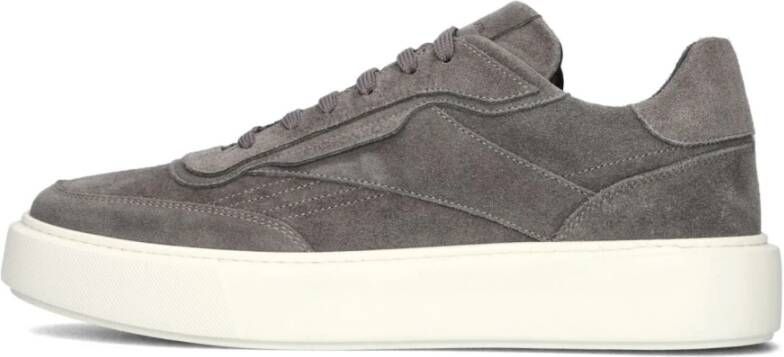 Antony Morato Grijze Suède Stijlvolle Heren Sneakers