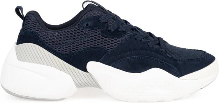 Antony Morato Klassieke Sneakers met Ronde Neus Blue Heren